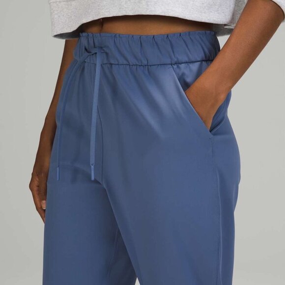 Lululemon Blue W6BQNS Stretch High Rise Crop Pants 2 - Picture 10 of 12